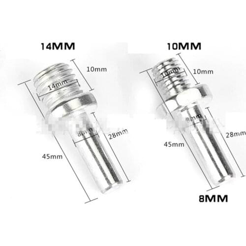 M10/M14 Drill Aapter For Polishing Pad And Hook Loop Backer Plate Connecting Rod For Car Polisher
