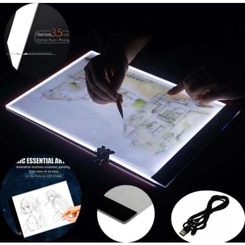 Light box diamond painting Dimmable Ultra Thin A4 LED Pad Light Tablet USB Diamond Embroidery a4 led diamant painting,lightpad