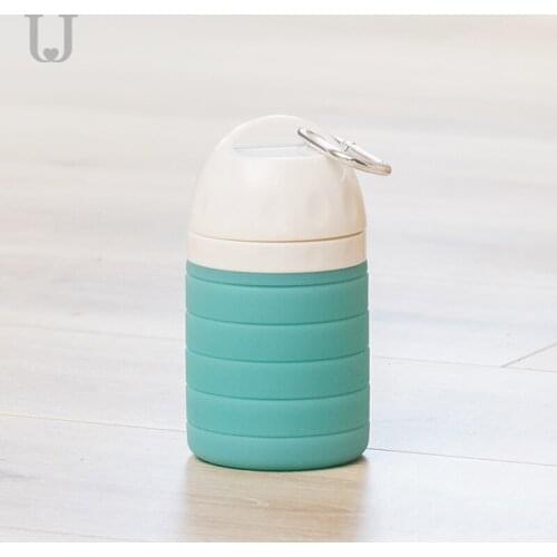 Youpin jordanjudy Pet Folding silicon Water Cup Outdoor Water Cup Out Kettle Pet Supplies Water Drinking