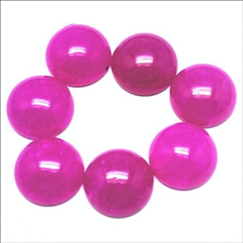 20pcs nice semi precious stone cabochons natural stone CABS NO hole rose red colors 8mm 10mm 12mm 14mm 16mm 18mm