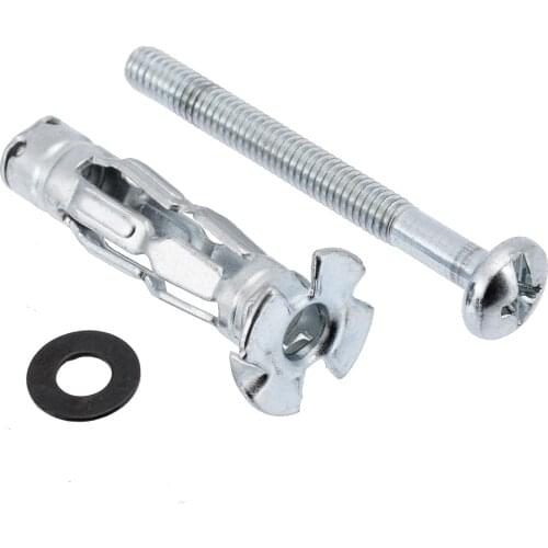 10PCs Metal M4x 32 Plasterboard Drywall Cavity Wall Anchors Brolly Plug Bolts Wholesale Cavity Anchor Bolts