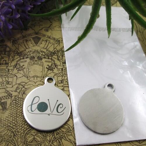 10pcs--"knitting love"stainless steel charms 5 styles for choosing DIY Charms for necklace bracelets