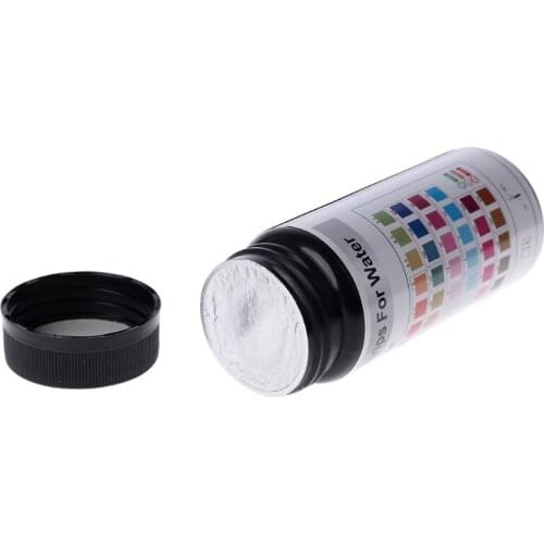 100strips Water Test Paper 6in1 pH alkalinity Nitrite Chlorine Hardness Analyzer 85AC