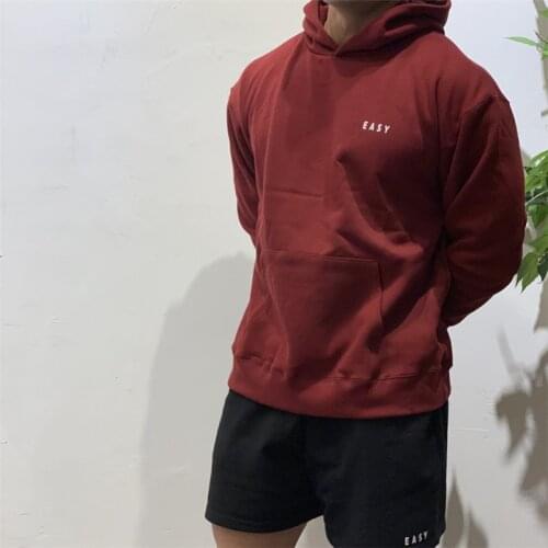 2020 Mens Hoodies cotton Sweatshirt sportswear Brand top coat Fashion Casual male gyms fitness Bodybuilding Sports clothes