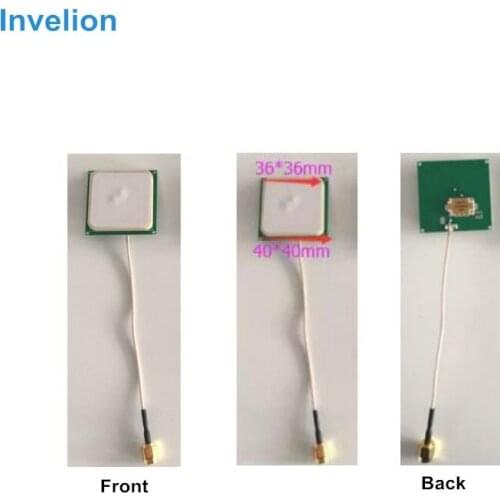 36*36mm small uhf rfid RHCP Ceramics Antenna 1dbi iso18000-6c epc gen2 865-928mhz rfid reader embedded system
