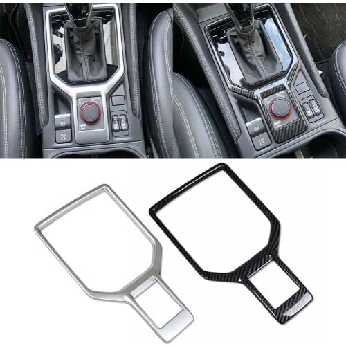 Car Inside Gear Shift Knob Console Panel Cover Trim For Subaru Forester 2019 2020 ABS Plastic