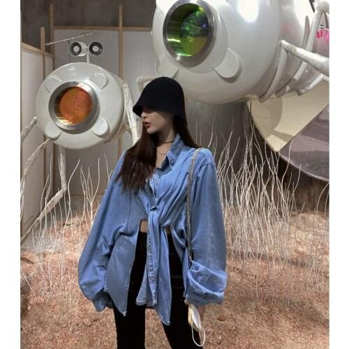 CHAXIAOA Women's Blue Jackets