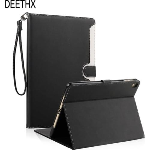 Case for ipad Air 2/Air/Pro 9.7" PU surface+TPU soft back+hand strap Holder sleep/wake Smart Cover also for new ipad 2017 2018