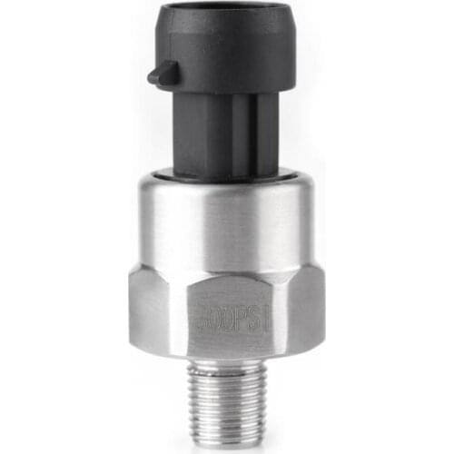 1/8NPT Pressure Transducer Sender Sensor Stainless Steel for Oil Fuel Air Water (300PSI)