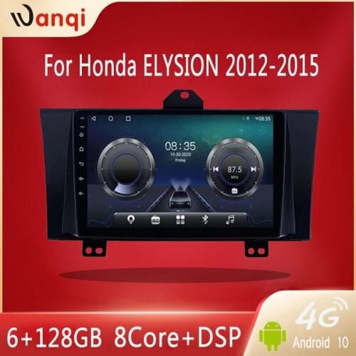 For Honda Elysion 2012 2013-2015 8-core DSP Android car 6+128GB 9-inch car GPS navigation video radio WIFI Bluetooth multimedia