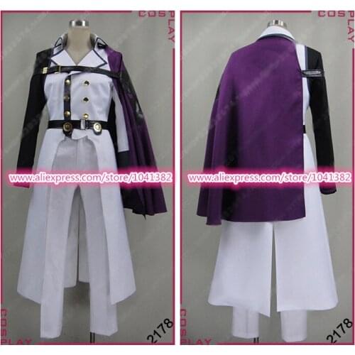 Hot Seraph of the End: Vampire Reign Owari no Serafu Crowley Eusford Cosplay Costume