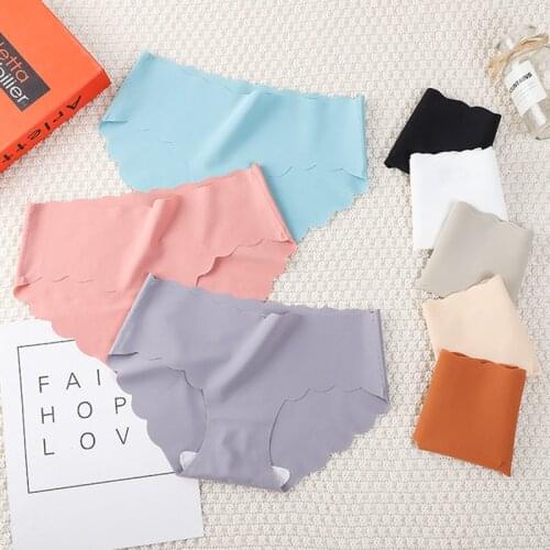 Ice Silk Women Panties Sexy Underwear G String Traceless Panties Sexy Underwear Comfort Ultrathin Breathable Plus Size Panties