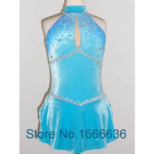 Hot Sales Custom Figure Skating Dresses For Women Elegant New Brand Vogue Ice Skating Dresses For Competition DR2892