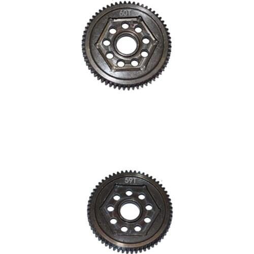 Metal Harden Steel 45 Gearbox Gear for LOSI 1/18 Mini-T 2.0 2WD Stadium Truck RC Car Upgrades Parts