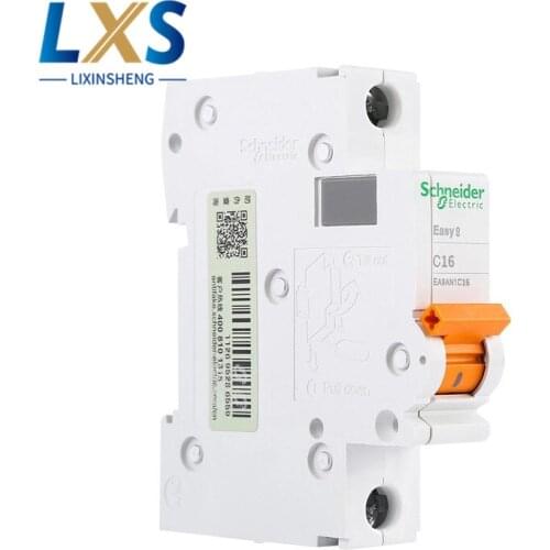 Schneider Miniature Circuit Breaker EA9AN1C16 Series 1P C16A Air Switch Single-stage Open Circuit Breaker