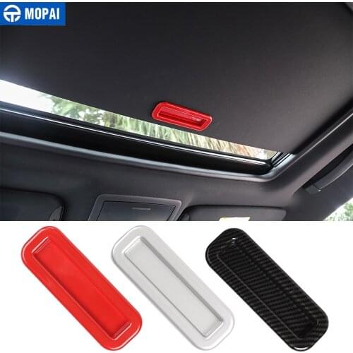 MOPAI Car Skylight Handle Cover ABS Auto Roof Sunroof Handle Decoration Cover Stickers Accessories for Dodge Challenger 2012