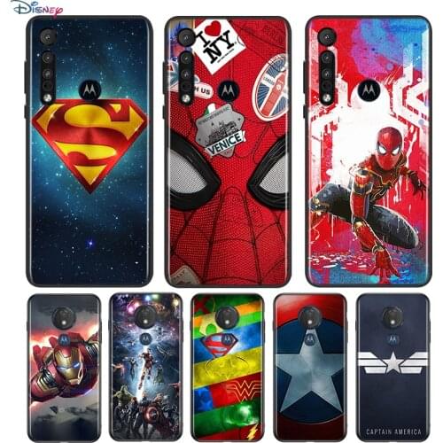 Avenger Marvel Superhero For Motorola G9 G8 G Stylus Power One Fusion Hyper Edge E7 E6 5G Plus Play Lite Soft Phone Case