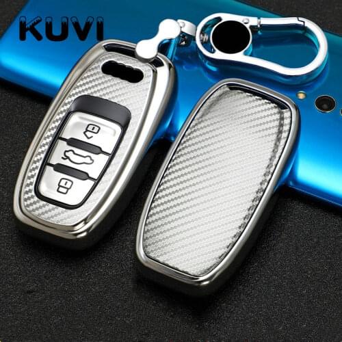 New Soft TPU Key Protection Cover for Audi A4 A4L A5 A6 A6L Q5 S5 S7 Protect Shell Car Styling Cover Case Smart Key Styling