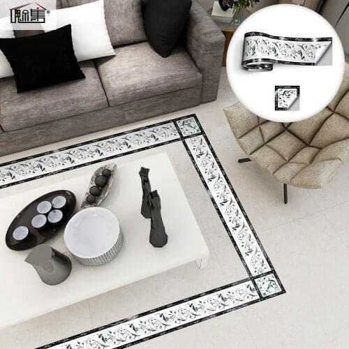 Varietys of styles of pvc skirting line waterproof and wear-resistant European decorative stickers 3D stereo effect