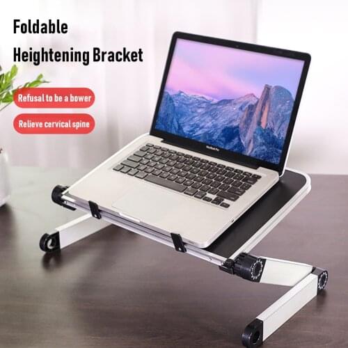 Aluminum alloy Laptop Stand for iPad Tablet Computer Monitor Stand Riser Adjustable Portable Foldable Laptop Notebook Holder