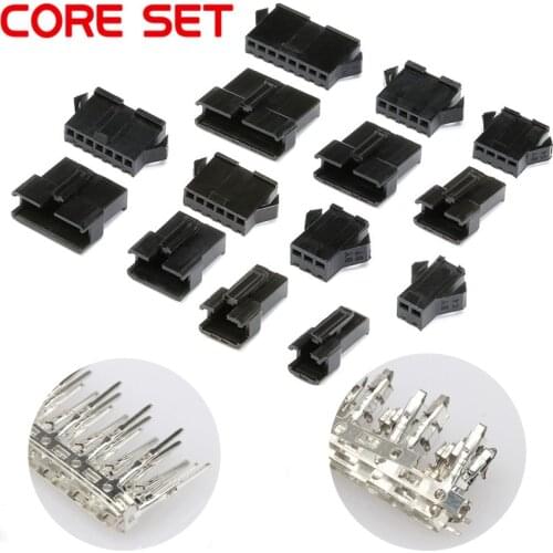 JST SM Connector Plug Pitch 2.54MM Female and Male Housing + Terminals SM-2P SM-2R JST SM2.54 2/3/4/5/6/7/8 P Pin