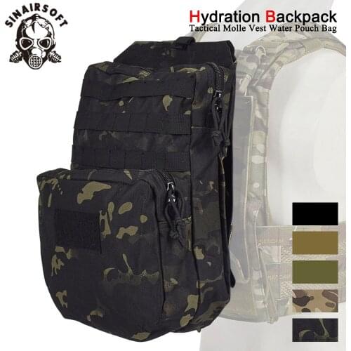 Tactical Vest Accessory Molle Water Bag Military Army Assault Combat Backpack EDC Airsoft Hunting Rucksack Vest Pouch Equipment