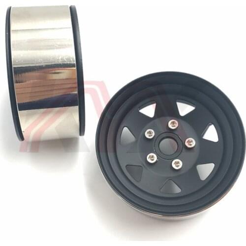 KYX Racing Universal Alloy 1.9" Wheel Rims for 1/10 RC Crawler Car Axial SCX10 II 90046 Traxxas TRX4 D90 CC01