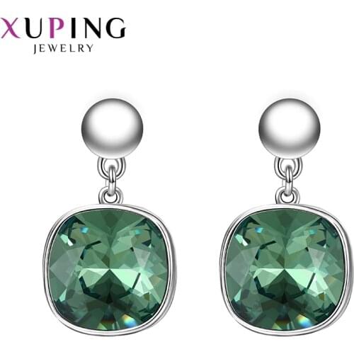 Xuping Jewelry Fashion Charmful Design Earrings with High Quality Crystals for Women Gift 20493