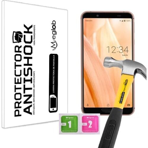 Protector de Pantalla Anti-Shock Anti-Golpe Anti-arañazos Compatible con Sharp Aquos Sense3 Lite
