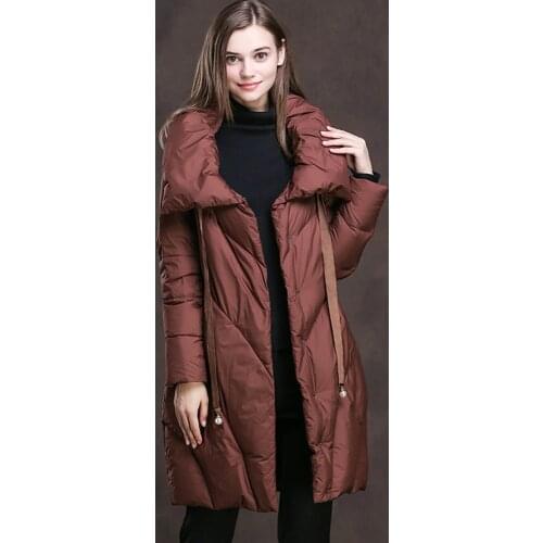 Womens Long White Duck Down Jacket Women Down Coat Winter Womens Jackets 2020 Fashion Parka Chamarras De Mujer KJ550