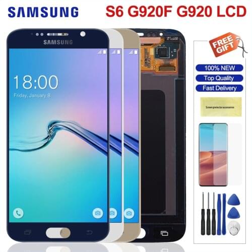 LCD For Samsung Galaxy S6 G920 SM-G920F G920F G920FD Lcd Display Touch Screen Assesmbly Replacement For Samsung S6 G920 Lcds
