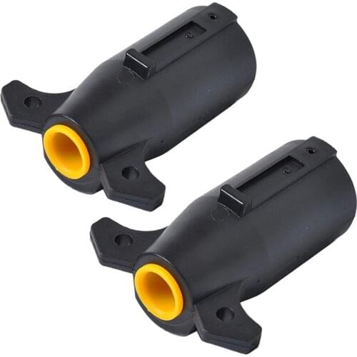 7 Pin Light Plug Car RV Trailer Truck Towbar Blade Converter Replacement