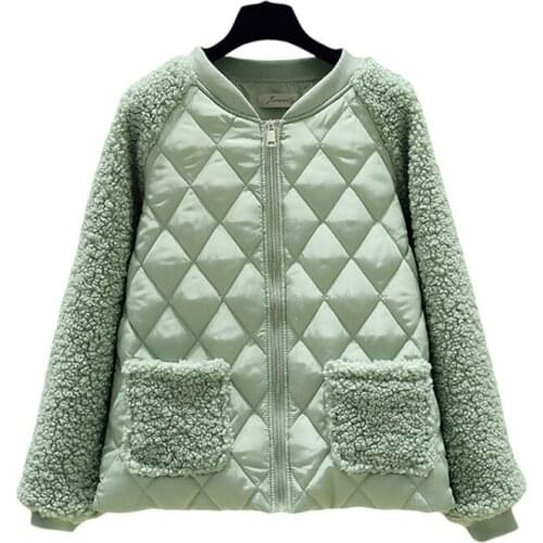 AECU Winter Womens Warm Parkas Faux Fleece Plus Size Coats Female Outerwear Hooded Jacket Warm Cotton Women Warm Winter Jackets