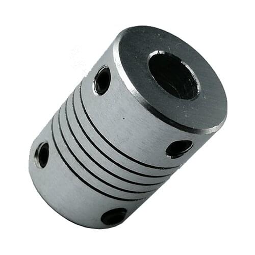 CNC Aluminium Motor Jaw Shaft Coupler 19mmx25mm Flexible Coupling For 3d printer Parts Pack of 1