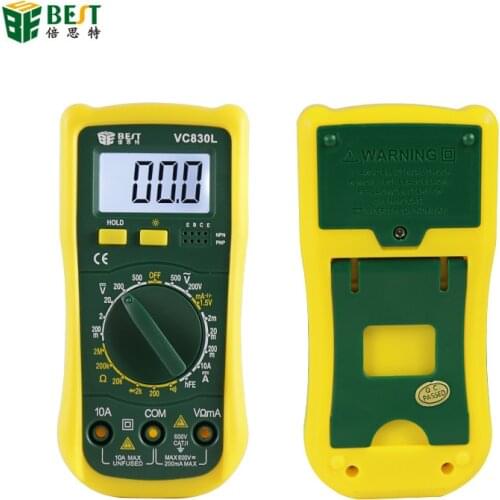 BST-VC830L Multifunction Digital Multimeter Capacitor Resistance Inductance Measuring instrument electrician universal tester