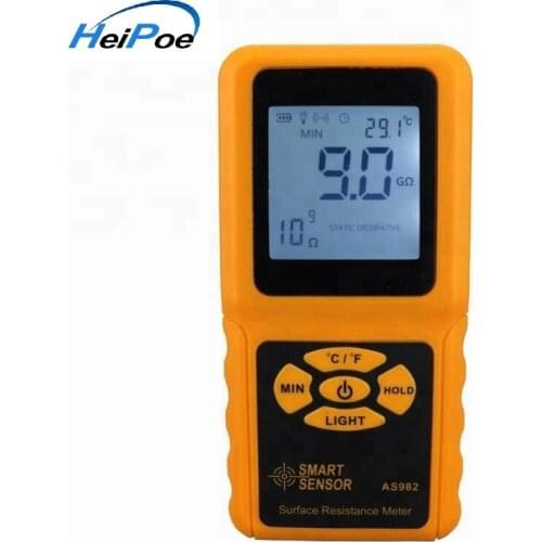 Digital LCD Surface Resistance tester / digital micro ohm meter / electric resistance meter