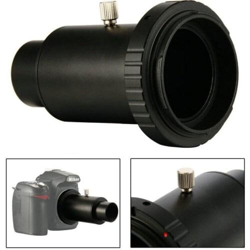 Datyson Telescope Camera Adapter 1.25" Extension Tube T Ring for Canon EOS Nikon DSLR
