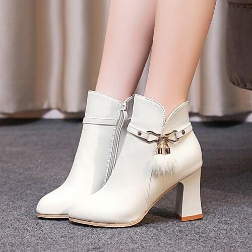 Spring and autumn single boots children 2019 autumn womens shoes high heels womens boots womens autumn and winter shoes