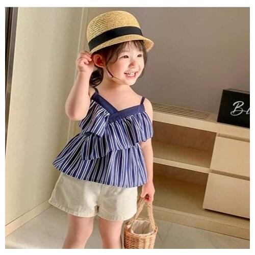 Children Clothes Boutique Kids Clothing Set 2021 Summer Vest Pants Toddler Baby Fashion