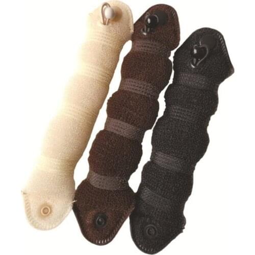 2pcs Women Hair Styling Former Magic Sponge Bun Maker Donut Ring Shaper Foam Braider Tool For Women DIY Hair Braiding Tools