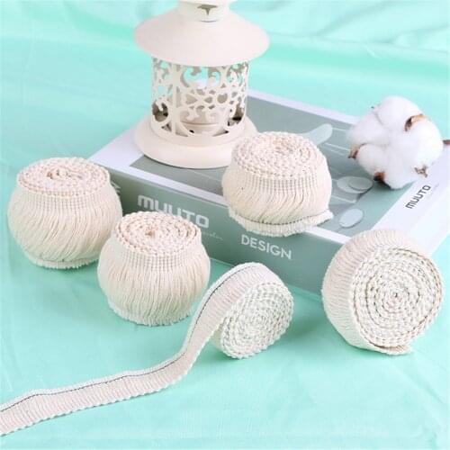 100cm Cotton Tassel Fringe Trim Edging Sewing Crafts Skirt Curtains Trimmings