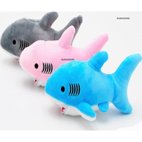 Gift Stuffed Animal Plush TOY , 3Colors , Size 18CM Shark Toy - keychain Party Plush toy