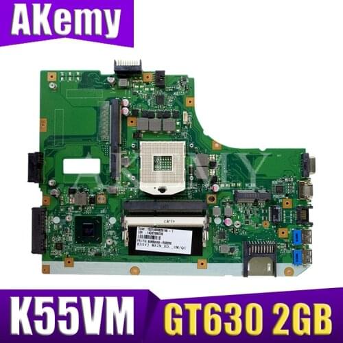 K55VM motherboard For ASUS K55VM K55V K55 K55VJ laptop motherboard K55VM GT630 2GB REV 2.2 Test original mainboard