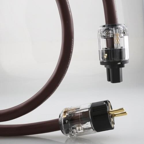 HIFI Cardas golden reference DIY Power cord P029+C029 EU/US Power Plug IEC Female Power Connector