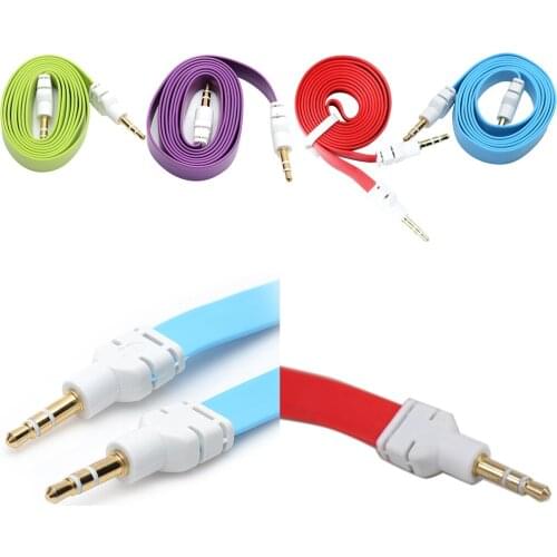 3.5mm Jack Male to Male Stereo Audio Cable Cord Wire for Computer Mobile Phone TV Device 1m / 3ft Length