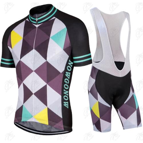 Pro team Black Geometric Cycling jersey Short Sleeve Mens Road Racing clothing MTB Bike jersey Bike Shirt Bicycle clothes