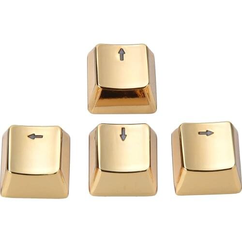 Metal Keycap QWERASDF 8 Key Cap for Cherry MX Switches and Kailh Switches Mechanical Keyboard Gamer Keycaps Replacemen