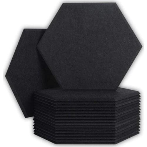 18 Pack Acoustic Panels Sound Proof Padding,Hexagon Sound Dampening Panels,for Wall Decor,Studio Acoustic Treatment CNIM Hot