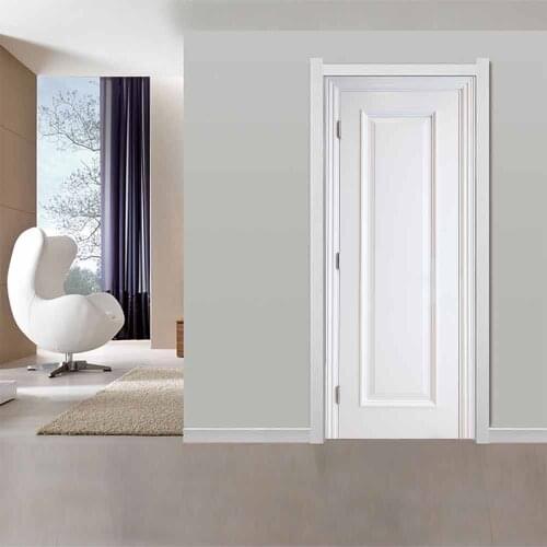 Pure White Door Stickers Room Renovation Imitation Classic Doors Waterproof Self-adhesive decorative Vinyl for Doors Home Decor