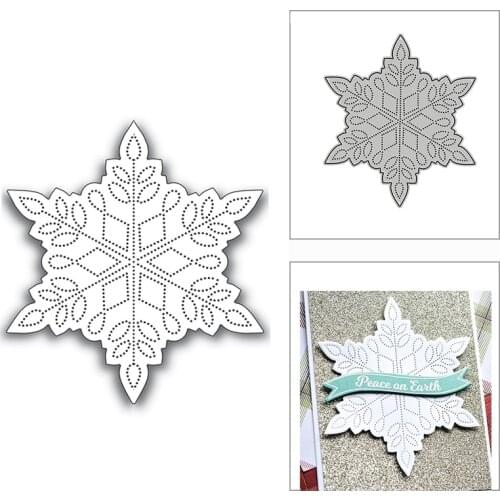 New Christmas Romantic Snowflakes 2020 Metal Cutting Dies for DIY Scrapbooking and Card Making Decor Embossing Craft No Stamps